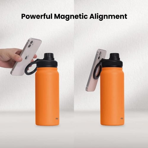 حافظة سوائل دريب ستانلس ستيل مقاومة للصداء مع ماج...