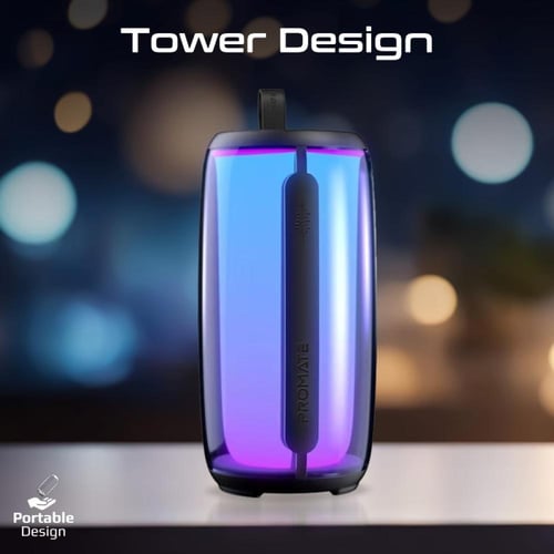 تجربة صوتية وإضاءة مدهشة مع مكبر الصوت LumiTower ي...