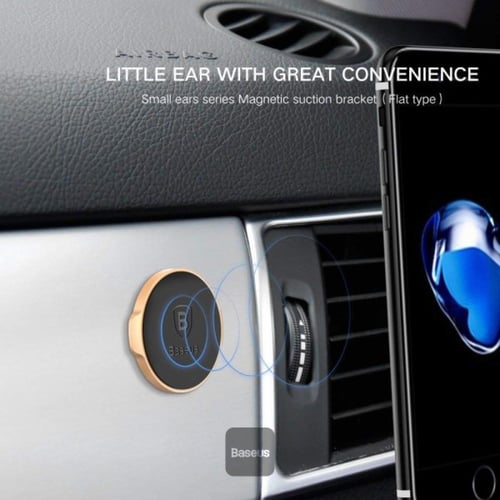 حامل جوال على الديكور السيارة ماركة بيسوس - اسود