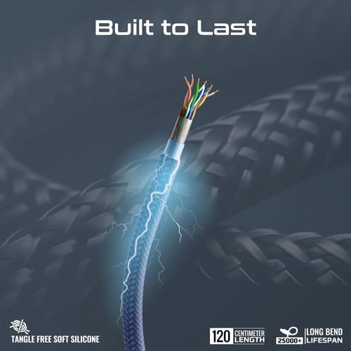 القوة والتنوع مجتمعة في كابل المتطور 6 في 1 للشحن...