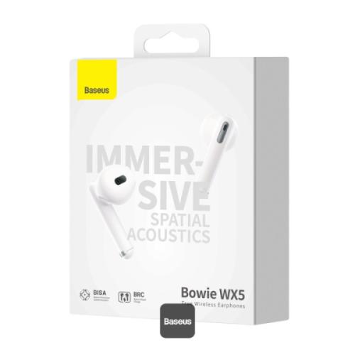 سماعات أذن بيسوس Bowie WX5 True اللاسلكية - 4 ميكر...