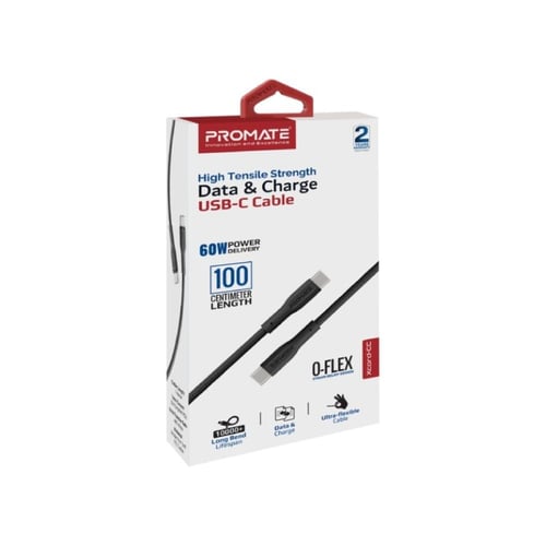 كيبل USB-C™ إلى USB-C™،سريع بقوة 60 واط مع مزامنة...