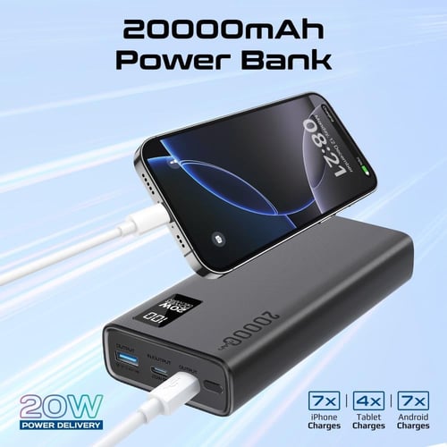 مجموعة السفر المحمولة 8 في 1 تحتوي على بطارية متنق...