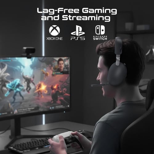 سماعات رأس فاخرة بتقنية إلغاء الضوضاء الهجين (ANC)...