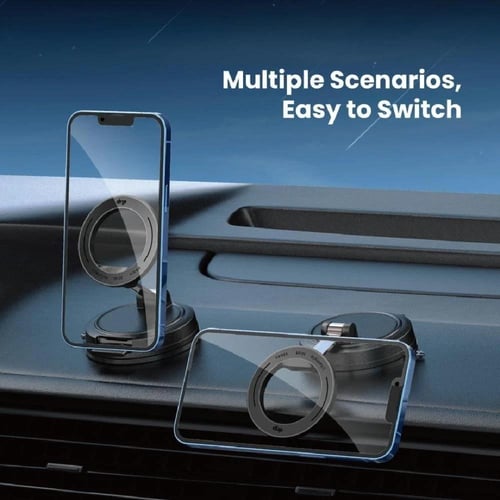 ستاند دريب شفط للجوال مغناطيسي قابل للدواران 360 د...