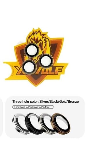 حماية كاميرا الياقوت شفاف ( SAPPHIRE) لايفون 16برو...