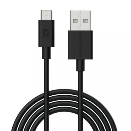 سلك شاحن جالكسي راف باور 1 متر - أسود