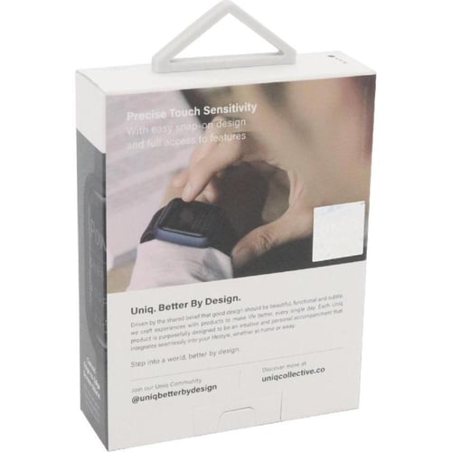 كفر حمايه لساعة ابل يونيك ( Legion ) اطار اسود مقا...