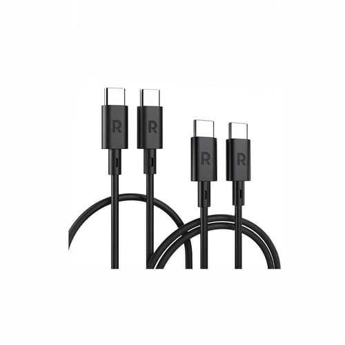 بطارية 10 الاف راف باور + سلكين راف باور تايب سي ا...