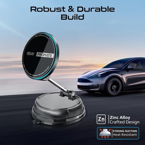 أفضل حامل وشاحن لاسلكي مغناطيسي للسيارة بقوة 15 وا...