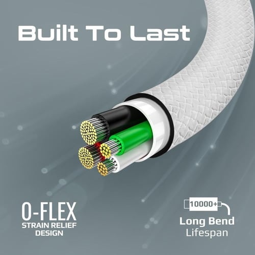 كيبل USB-C™ إلى USB-C™،سريع بقوة 60 واط مع مزامنة...