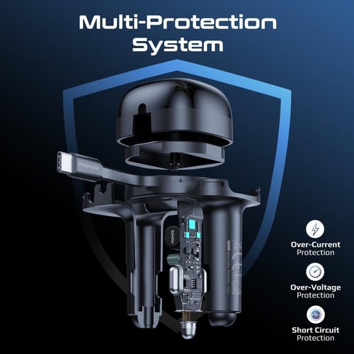 أفضل شاحن سيارة متعدد المنافذ بقوة 62 واط بقدرة تو...