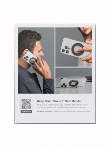 مسكة الهاتف المغناطيسية المتوافقة مع ماج سيف متعدد...