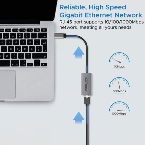 محول USB-C عالي السرعة إلى RJ45 Gigabit ايثرنت يأت...