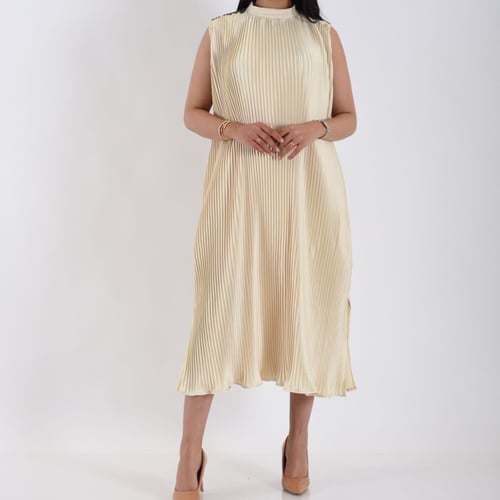 فستان ميدي بيج بكرستال اسود