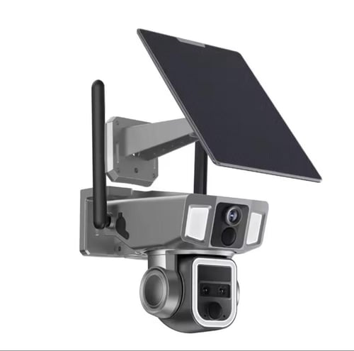 كاميرا طاقه شمسيه 8 ميقا بكسل 10 اكس 4 k