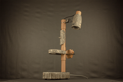 مجسم الاضاءة والقهوة المختصة V60