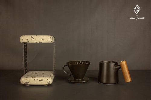 طقم تقطير قهوة V60 فخم .. صناعة يدوية