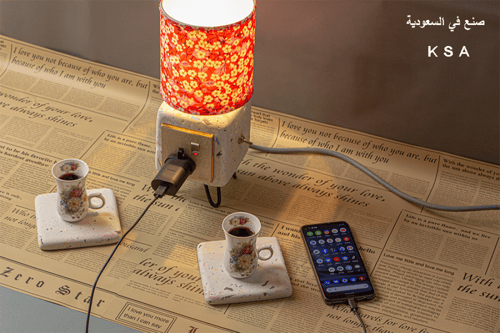 توصيلة كهرباء واضاءة اباجورة من حجر التيرازو .. مص...