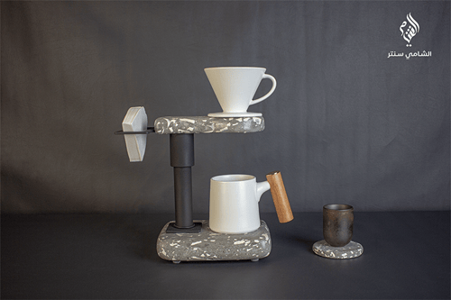 طقم تقطير قهوة V60 فخم .. صناعة يدوية