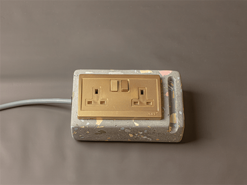 توصيلة كهرباء من حجر التيرازو .. صناعة يدوية