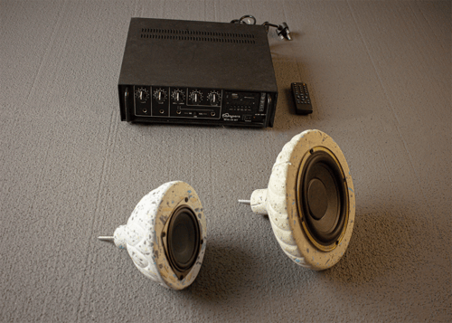 مضخم صوت جداري من حجر التيرازو