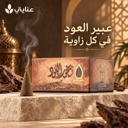 بخور العود بخور حرامي - 50 جرام | عطر يدوم طوال اليوم - مثالي للصلاة، النماذج، رمضان وهدايا العيد، الاحتفالات، التأمل وتعبئة الغرف