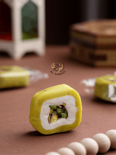 مبرومة خضراء بلونين
