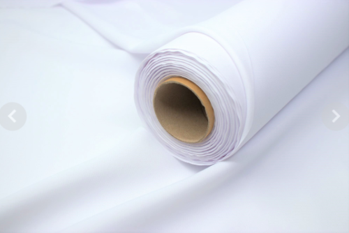 قماش سلك مشروك اندونسي ابيض