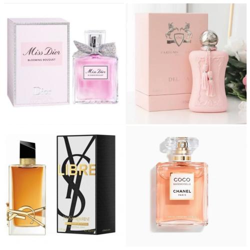 4 عطور نفس الصورة او من اختيارك