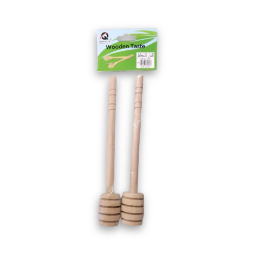 ملعقة عسل خشب 2 حبة