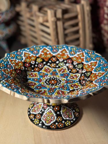 صحن فخار مزخرف