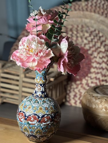 فازة فخار مزخرفة