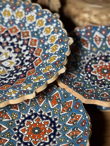 طقم صحون تقديم فاخرة