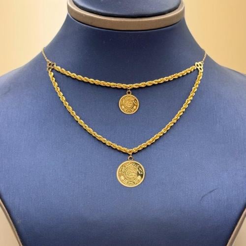 عقد جنيهات ذهب عيار 21