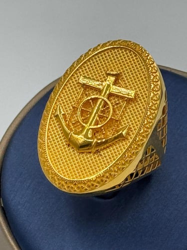 خاتم ذهب عيار 21