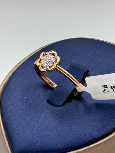 خاتم الماس عيار 18