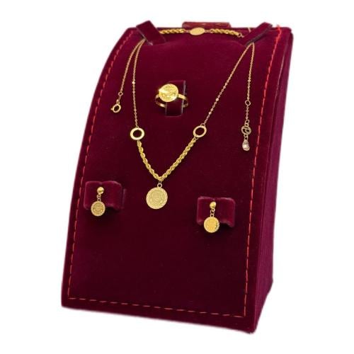 طقم جنيهات ذهب عيار 21