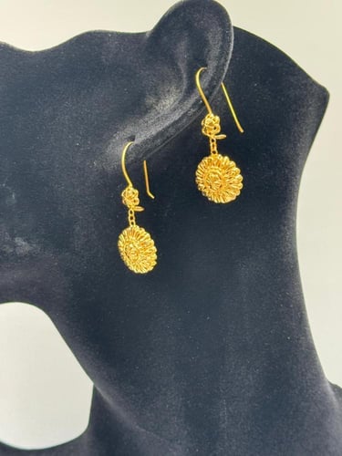 حلق كرسي جابر ذهب عيار 21