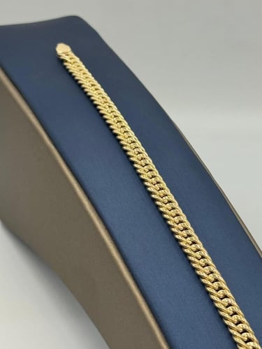 اسوارة جنزير ذهب عيار 18
