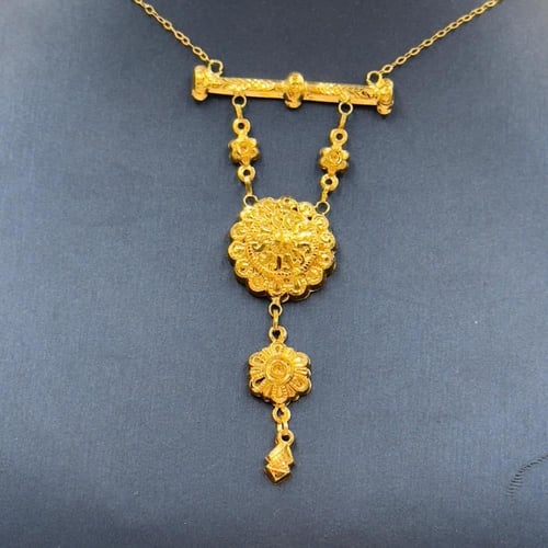 عقد كرسي جابر ذهب عيار 21