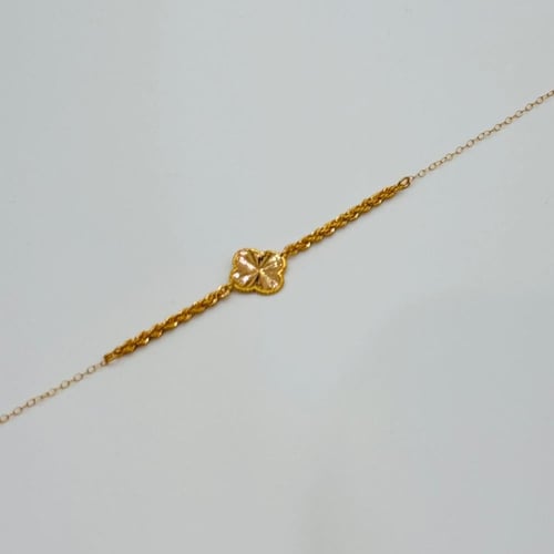 اسوارة وردة ذهب عيار 21