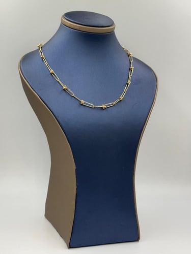 سلسلة ذهب تبفاني عيار 18