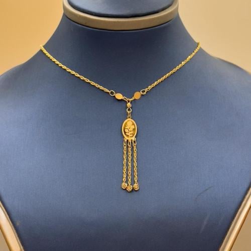عقد سبايك ذهب عيار 21