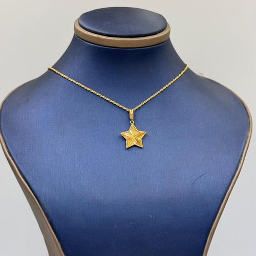 عقد نجمة ذهب عيار 21