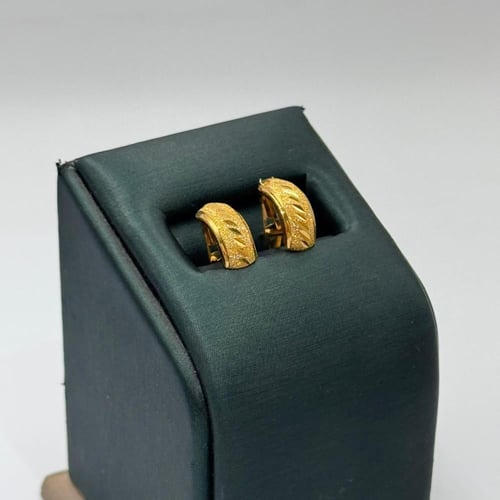 حلق ذهب عيار 21