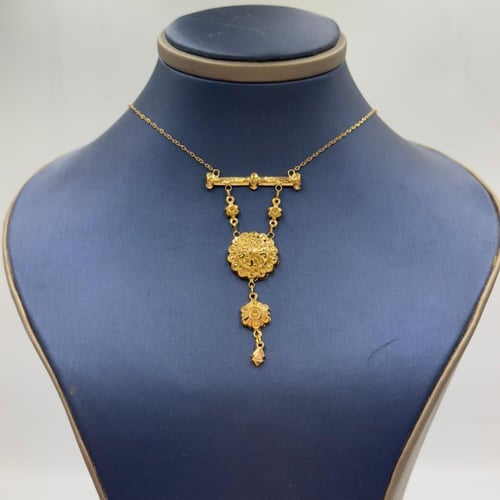 عقد كرسي جابر ذهب عيار 21