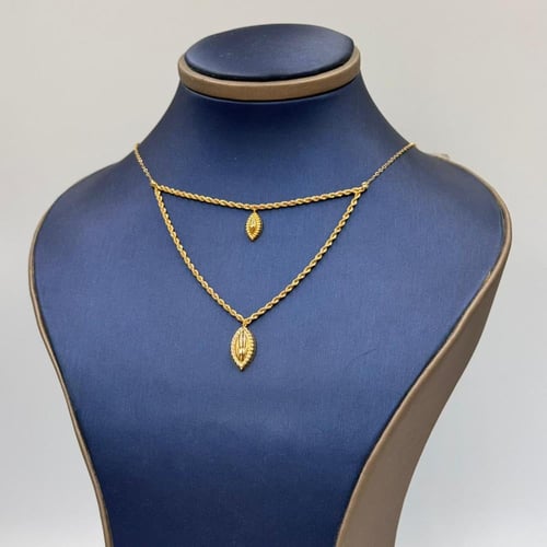 عقد البصمة دورين ذهب عيار 21