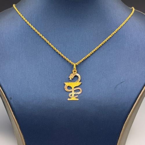 Necklaces 18K - سلسال وتعليقة عيار 18