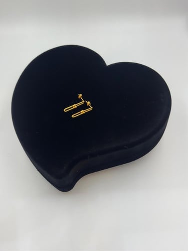 حلق ذهب تيفاني عيار 21